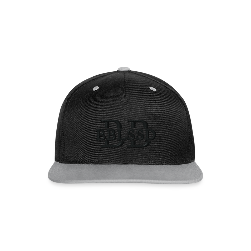Snapback-Cap - Schwarz/Grau