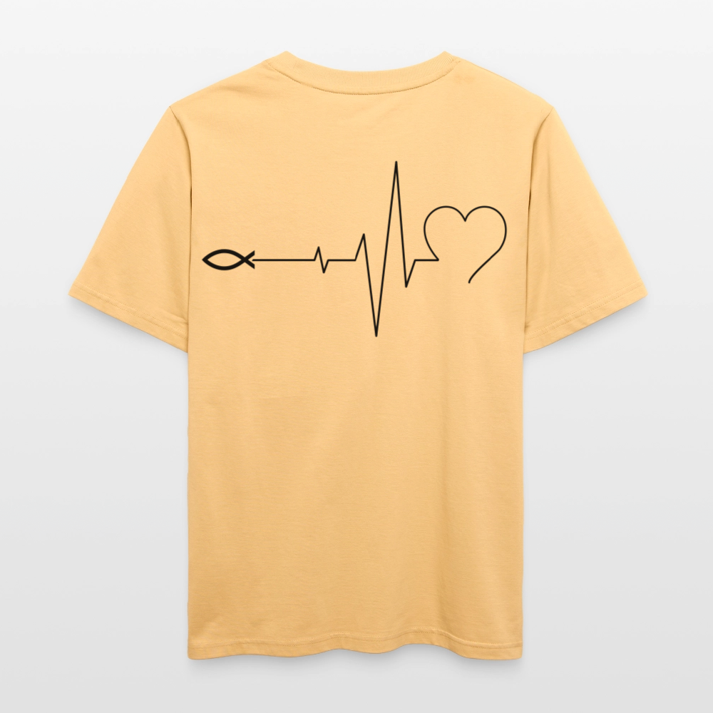Faith Pulse| Faith-Life-Love|Bio T-Shirt| - Hellgelb
