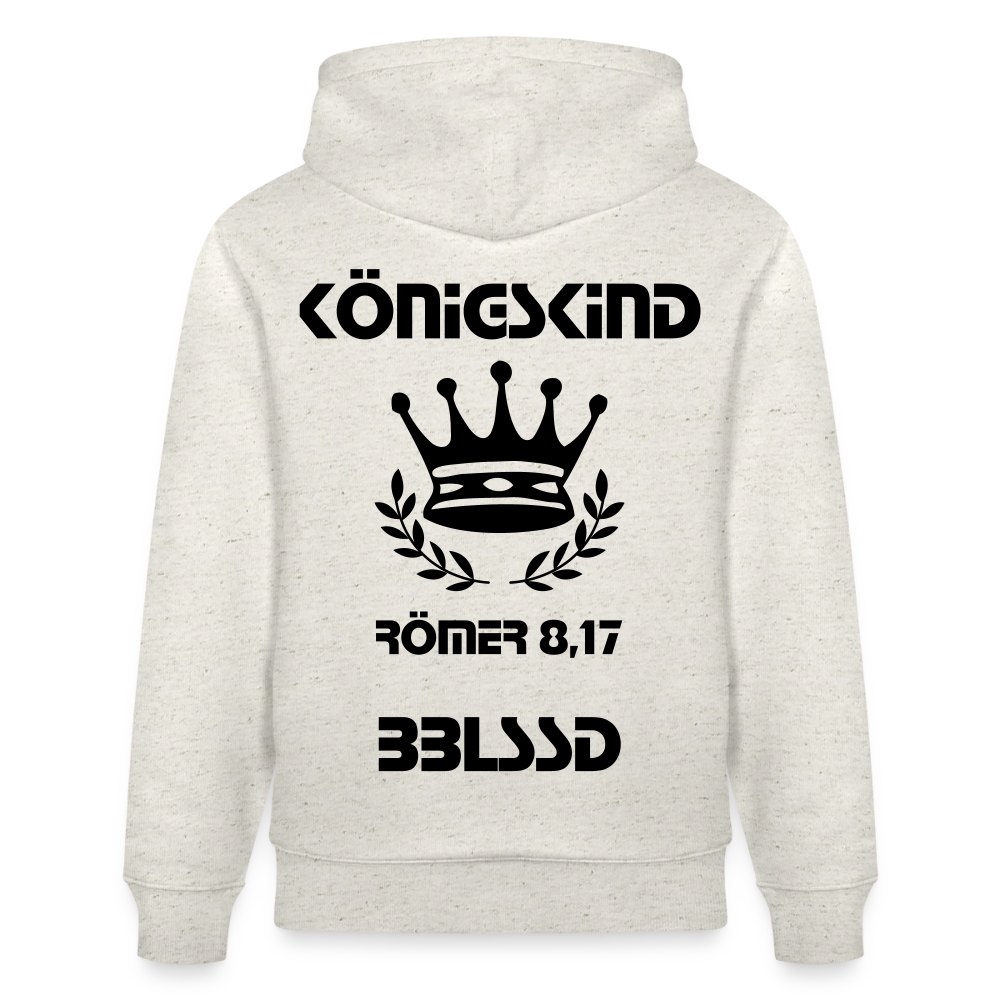 Königskind |Bio-Hoodie|BBLSSD - Beige meliert