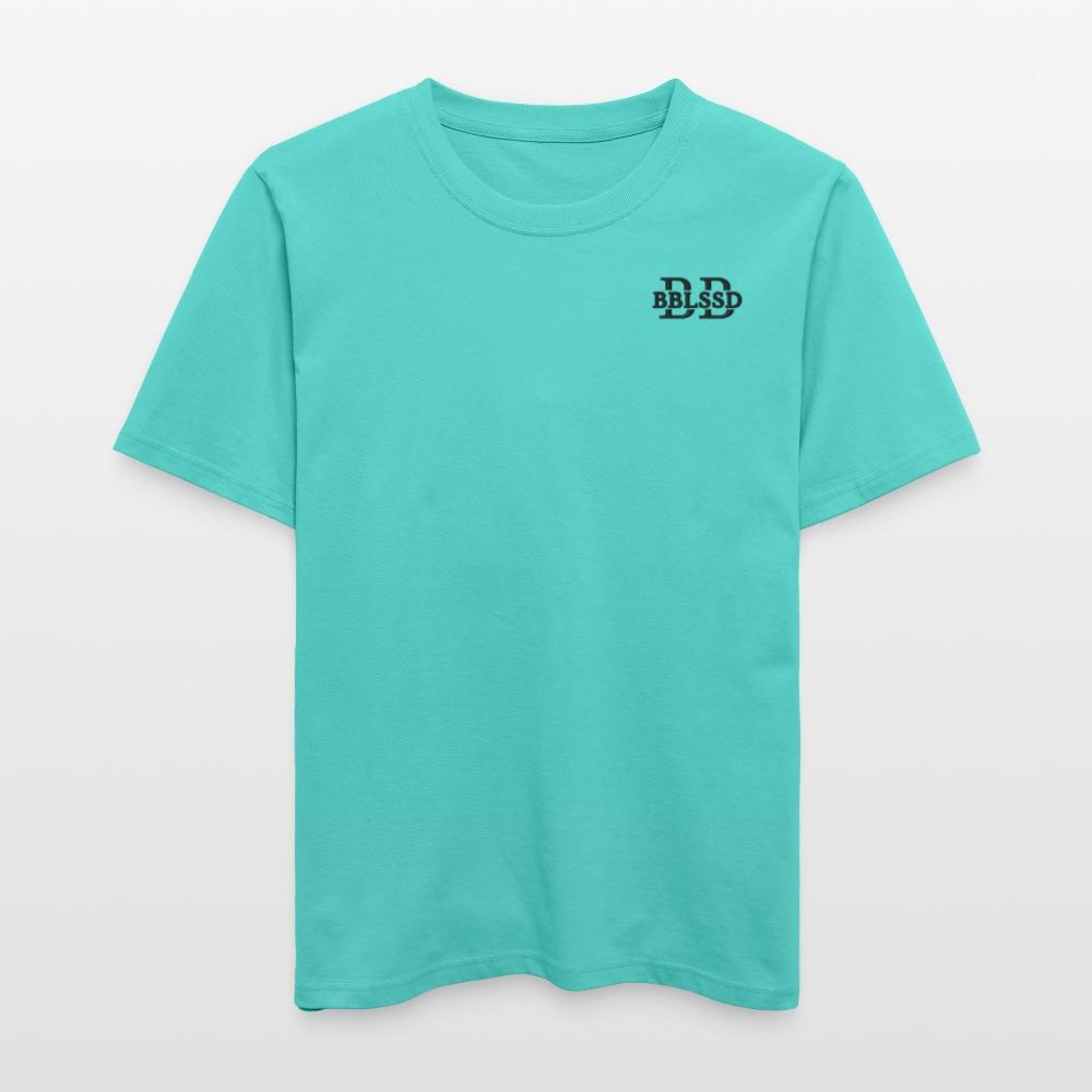 Faith Pulse| Faith-Life-Love|Bio T-Shirt| - Poolblau