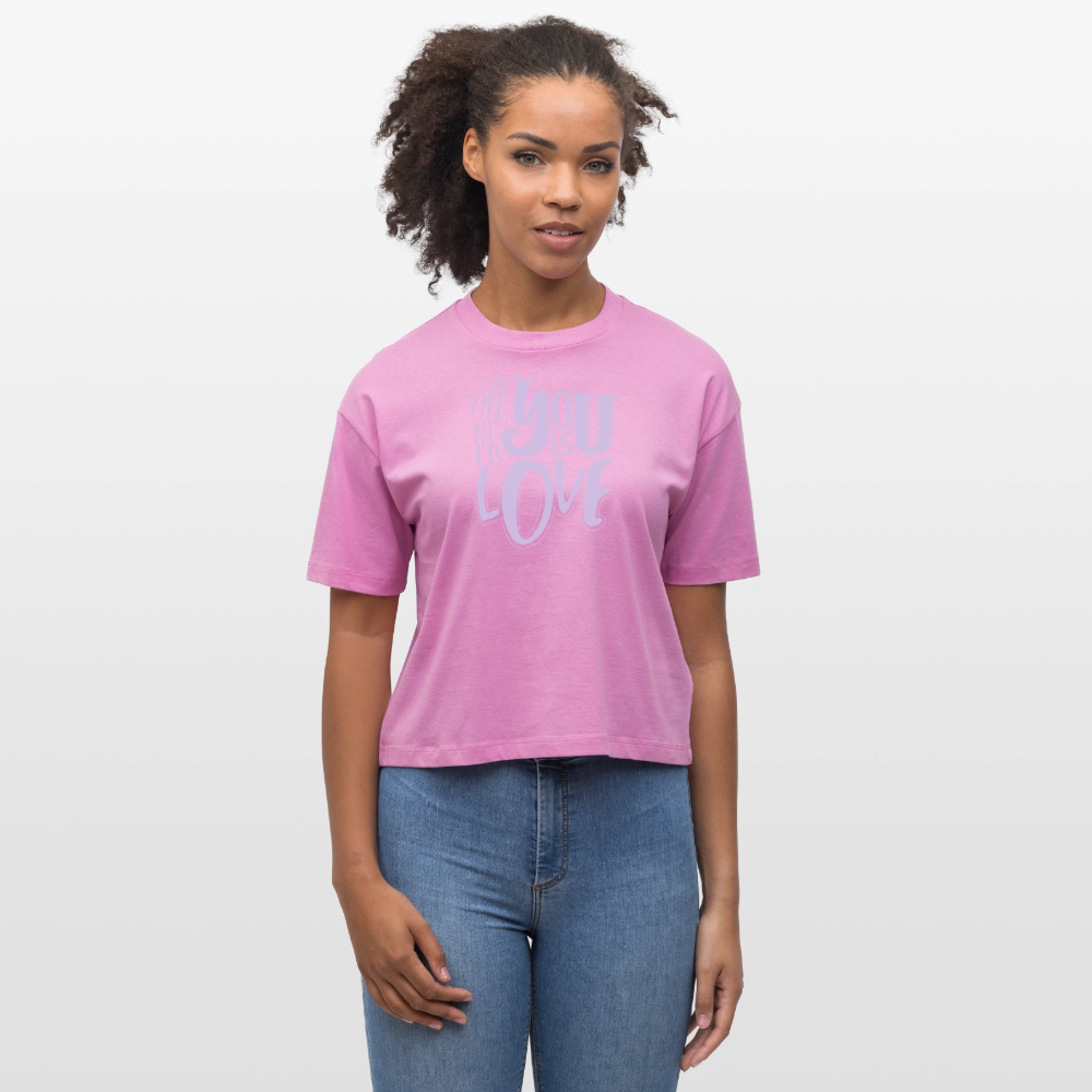 Boxy Bio-T-Shirt - Pink