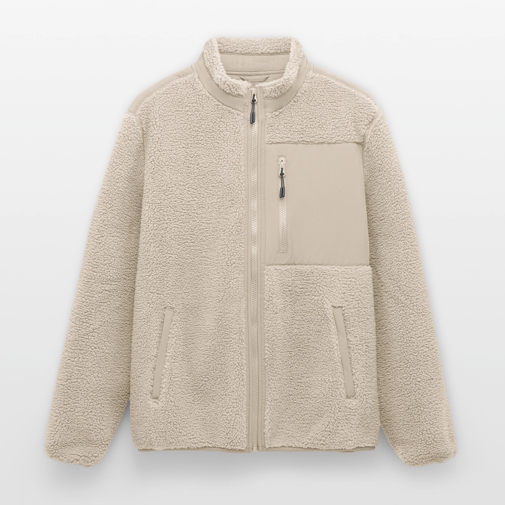 Sherpajacke - Beige