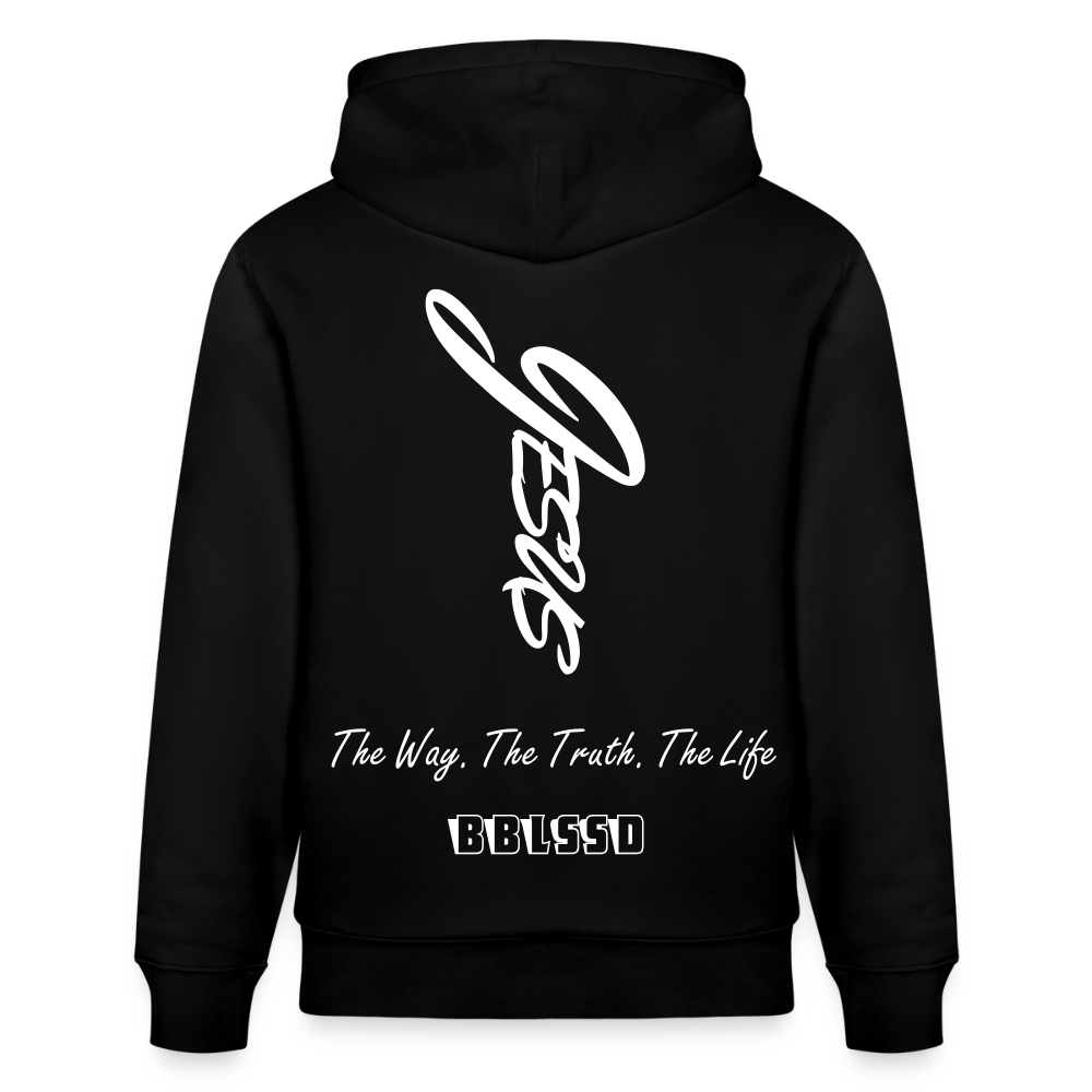 Bio-Hoodie |The Way. The Truth. The Life| - Schwarz
