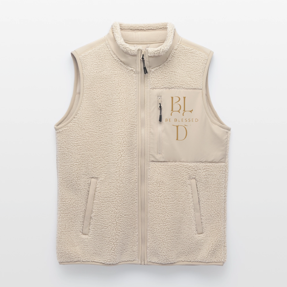 Sherpa-Weste |Be Blessed |Herren| - Beige