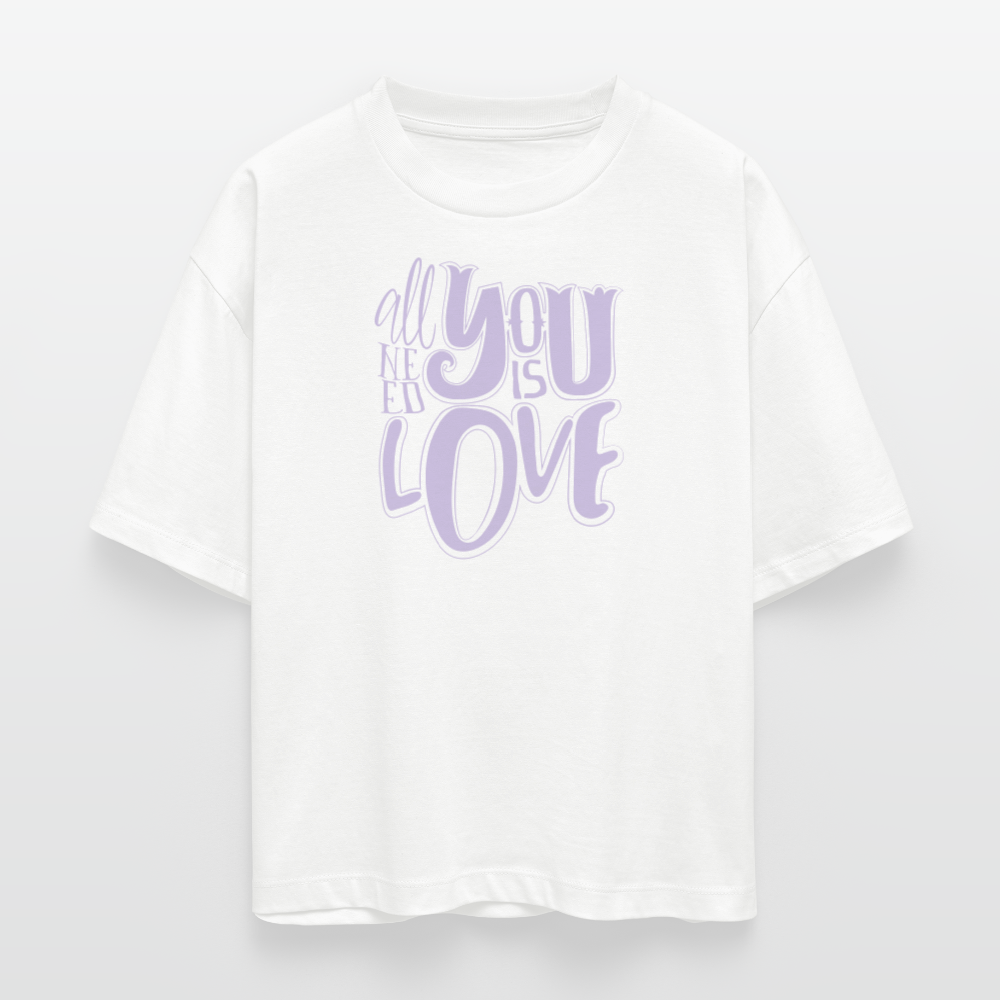 Boxy Bio-T-Shirt - Weiß