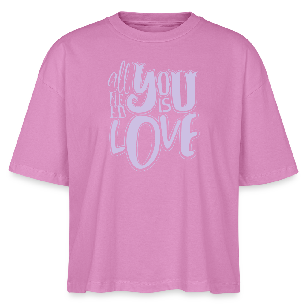 Boxy Bio-T-Shirt - Pink