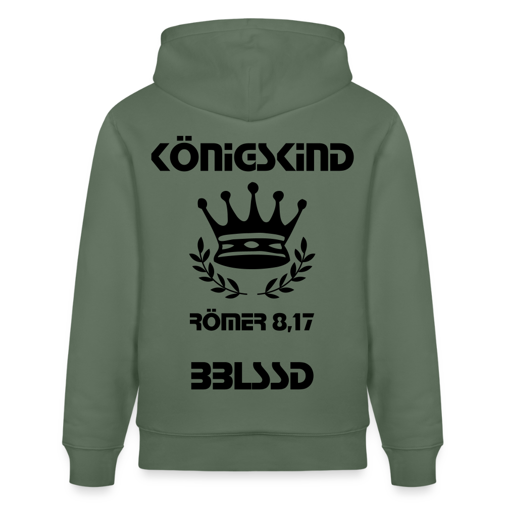 Königskind |Bio-Hoodie|BBLSSD - Tanngrün