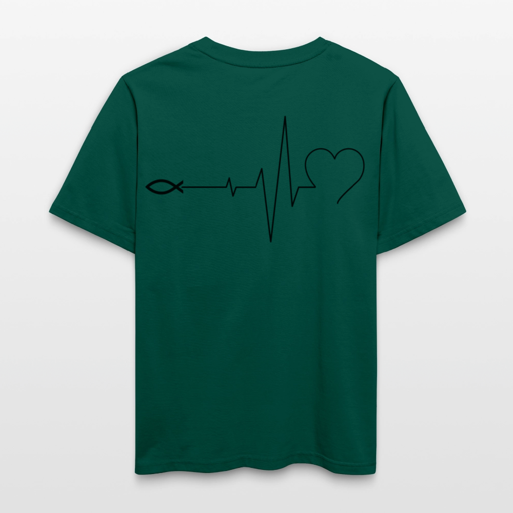 Faith Pulse| Faith-Life-Love|Bio T-Shirt| - Forest