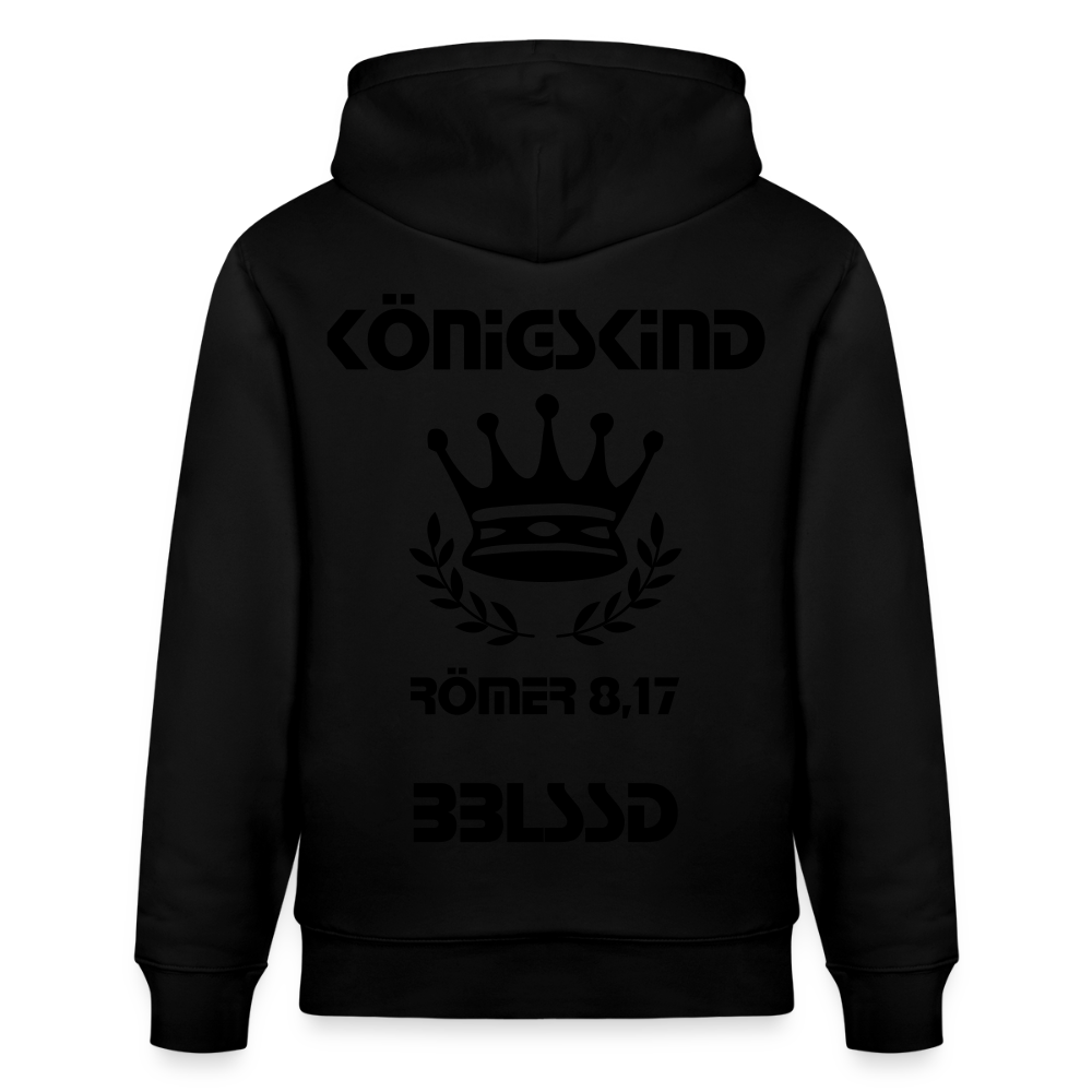 Königskind |Bio-Hoodie|BBLSSD - Schwarz