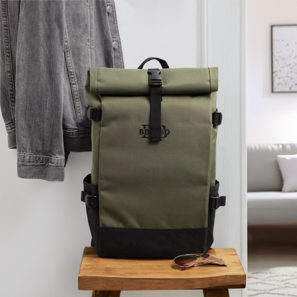 Roll Rucksack - Olive/Schwarz