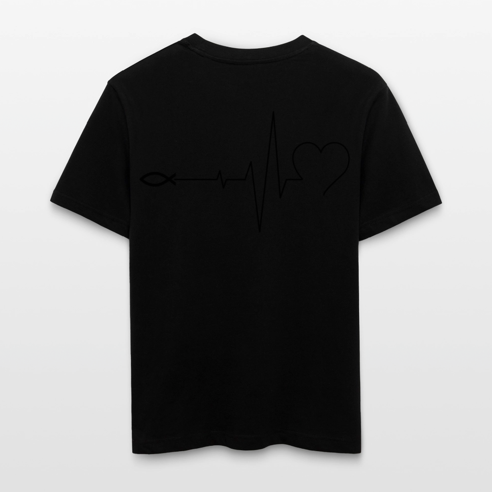 Faith Pulse| Faith-Life-Love|Bio T-Shirt| - Schwarz