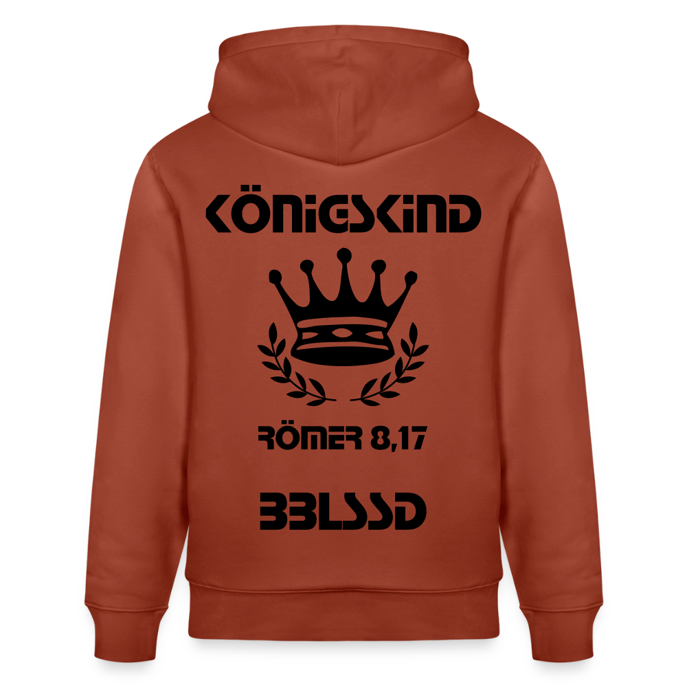 Königskind |Bio-Hoodie|BBLSSD - Terrakotta