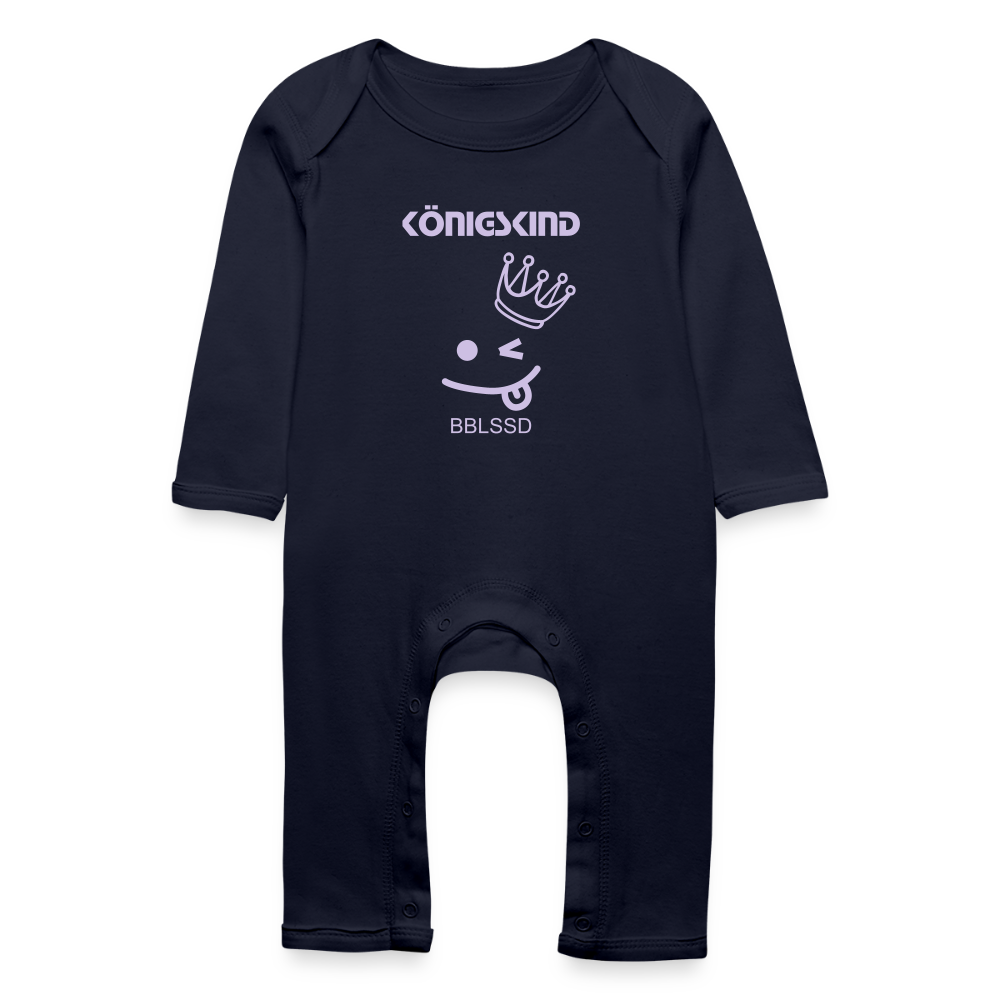 Baby Bio Strampler - Navy