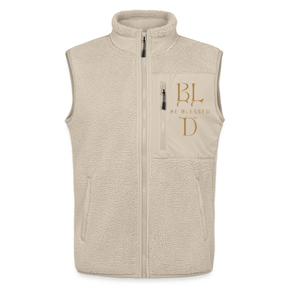 Sherpa-Weste |Be Blessed |Herren| - Beige