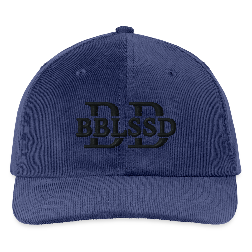 Cord Cap - mittel Navy