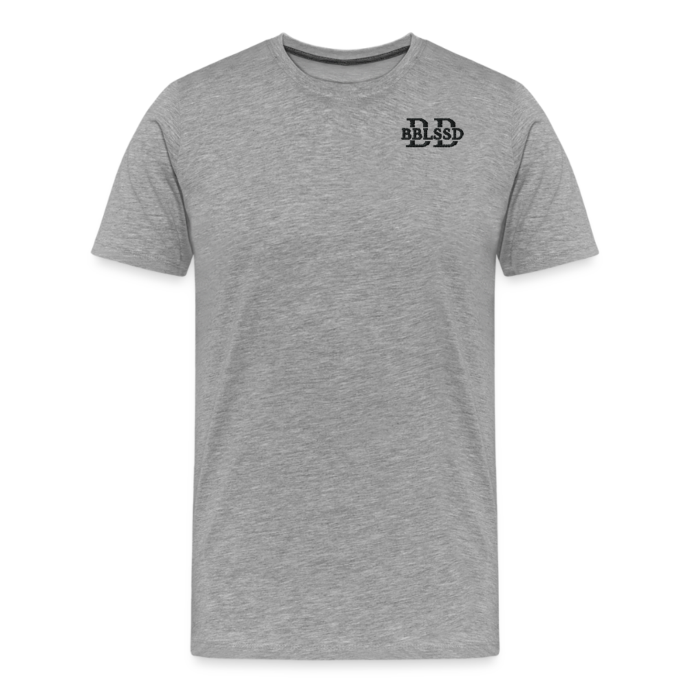 Premium T-Shirt - Grau meliert