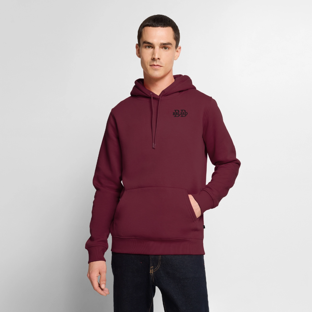 Männer-Premium-Chill- Hoodie - Burgunderrot