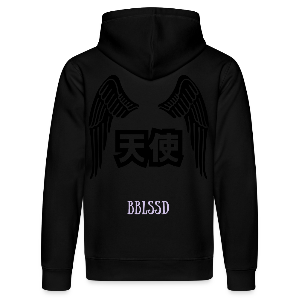 Unisex-Bio-Hoodie| ENGEL| BBLSSD - Schwarz