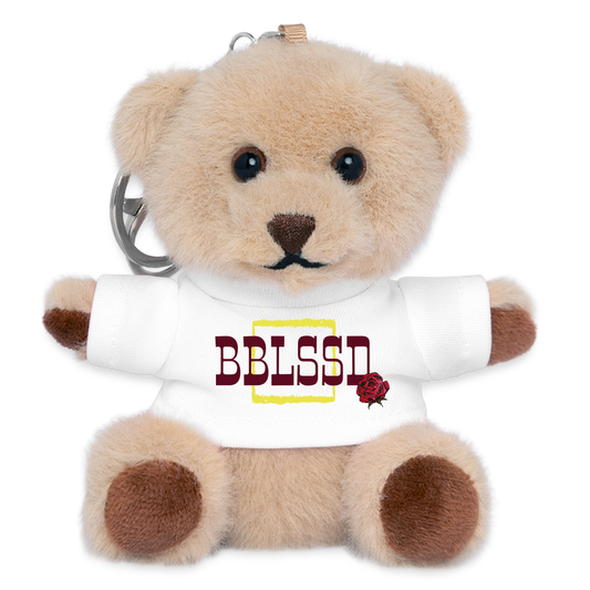 Teddy Schlüsselanhänger - Weiß