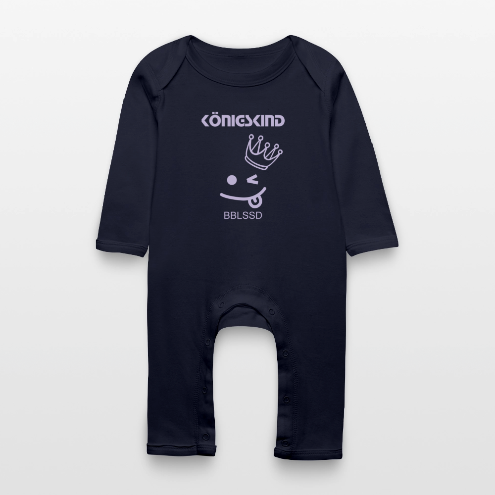 Baby Bio Strampler - Navy