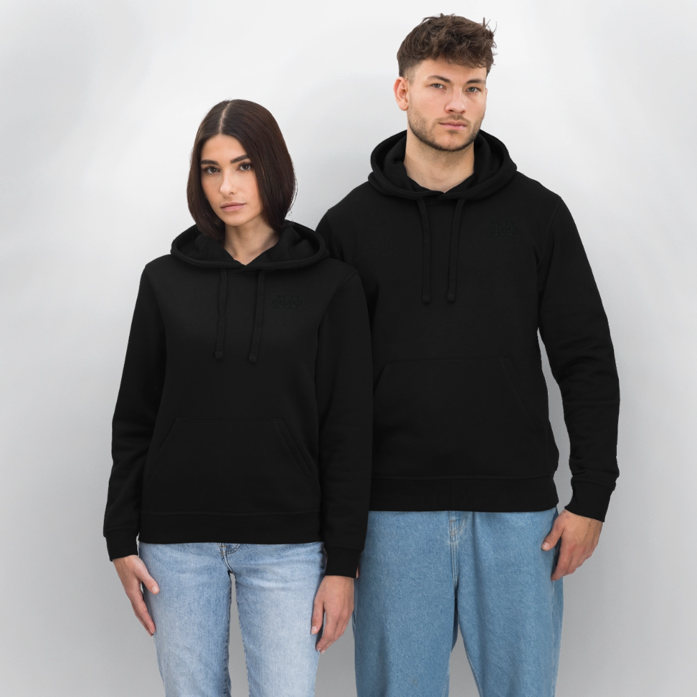 Unisex-Bio-Hoodie| ENGEL| BBLSSD - Schwarz