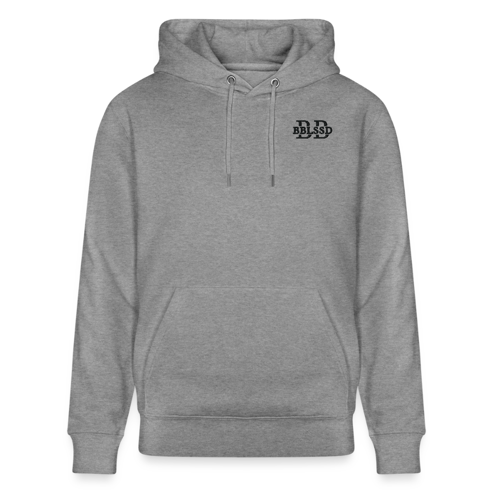 Königskind |Bio-Hoodie|BBLSSD - Hellgrau marmoriert