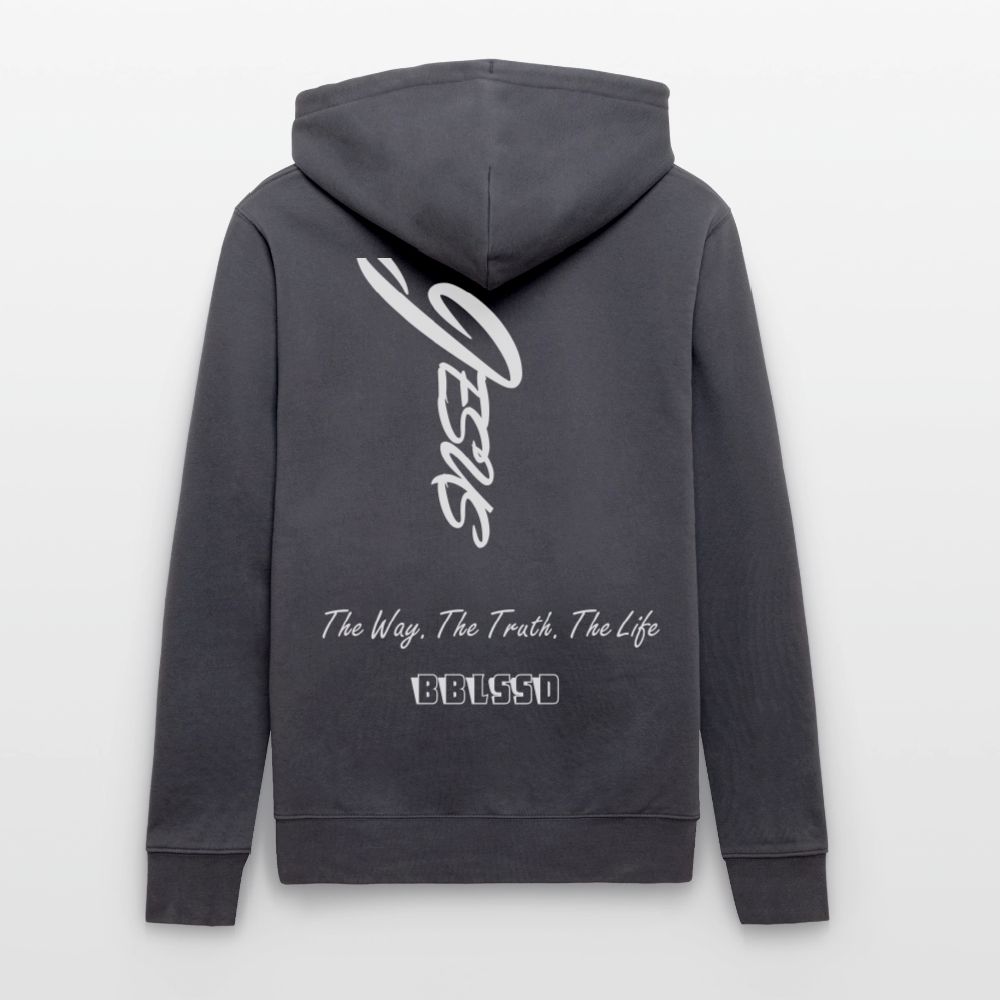 Bio-Hoodie |The Way. The Truth. The Life| - Indigoblau