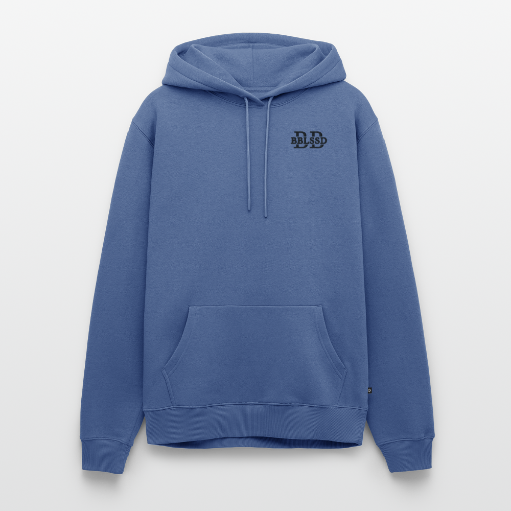 Männer-Premium-Chill- Hoodie - Taubenblau