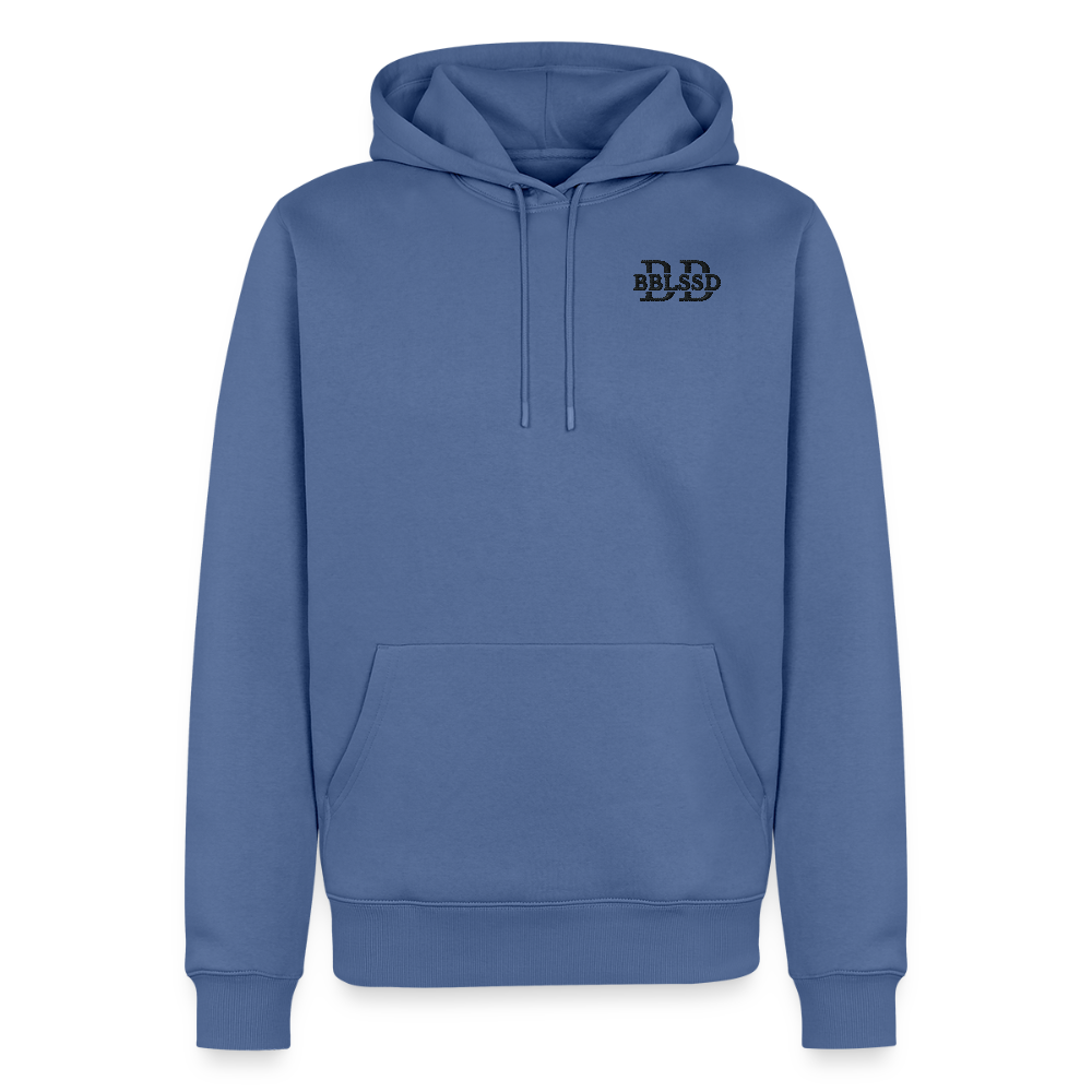 Männer-Premium-Chill- Hoodie - Taubenblau