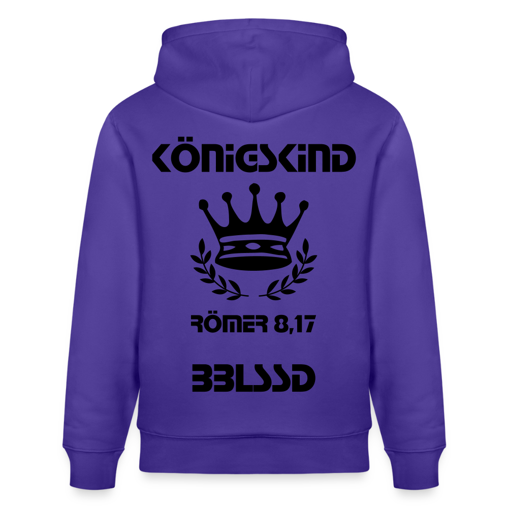 Königskind |Bio-Hoodie|BBLSSD - Purple Love 