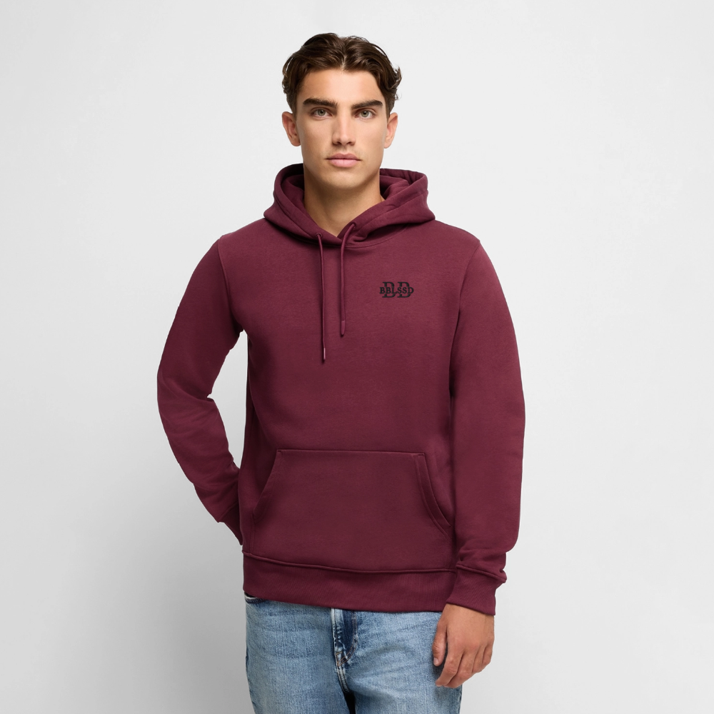 Männer-Premium-Chill- Hoodie - Burgunderrot