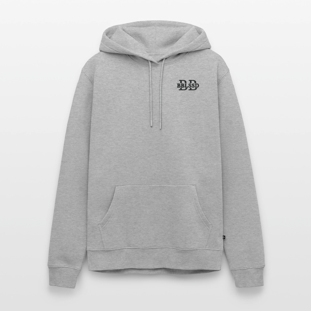 Männer-Premium-Chill- Hoodie - Grau meliert