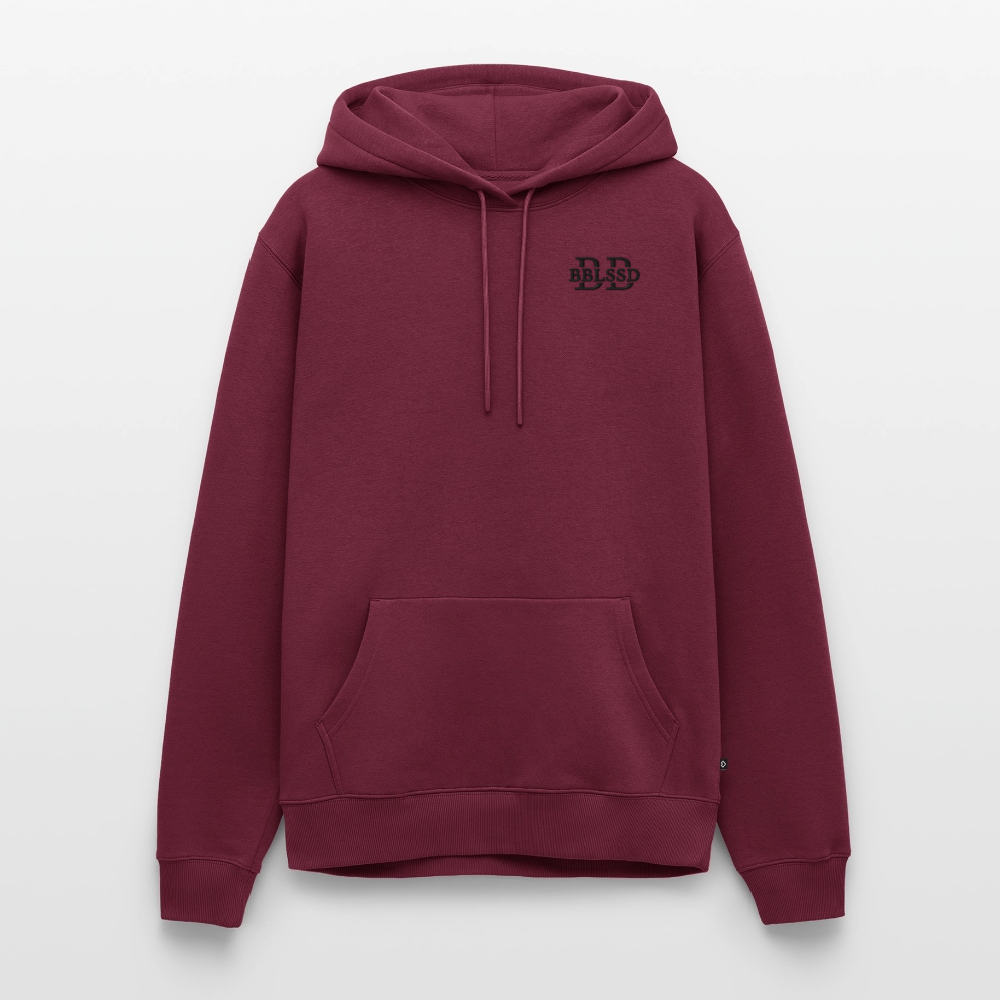 Männer-Premium-Chill- Hoodie - Burgunderrot