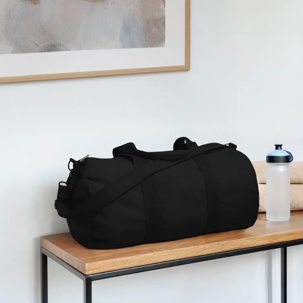 Recycelte Canvas-Sporttasche von Stanley/Stella - Schwarz