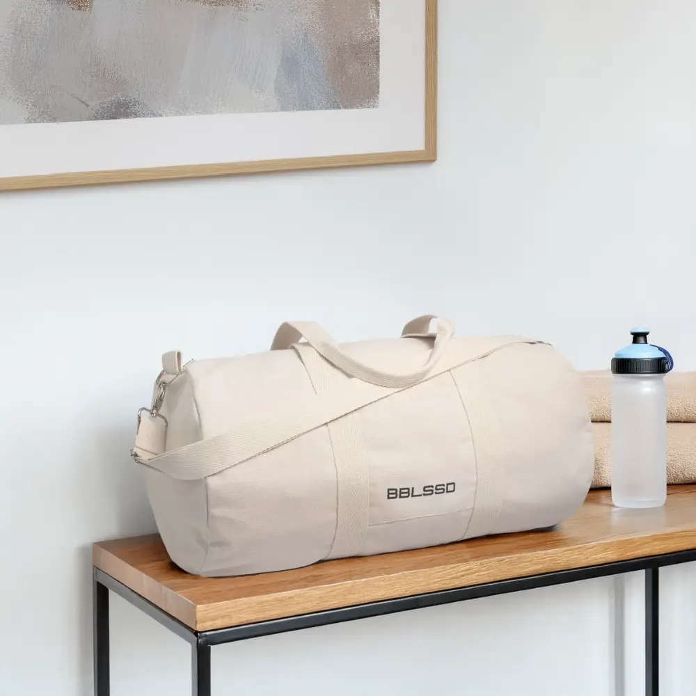 Recycelte Canvas-Sporttasche von Stanley/Stella - Naturweiß
