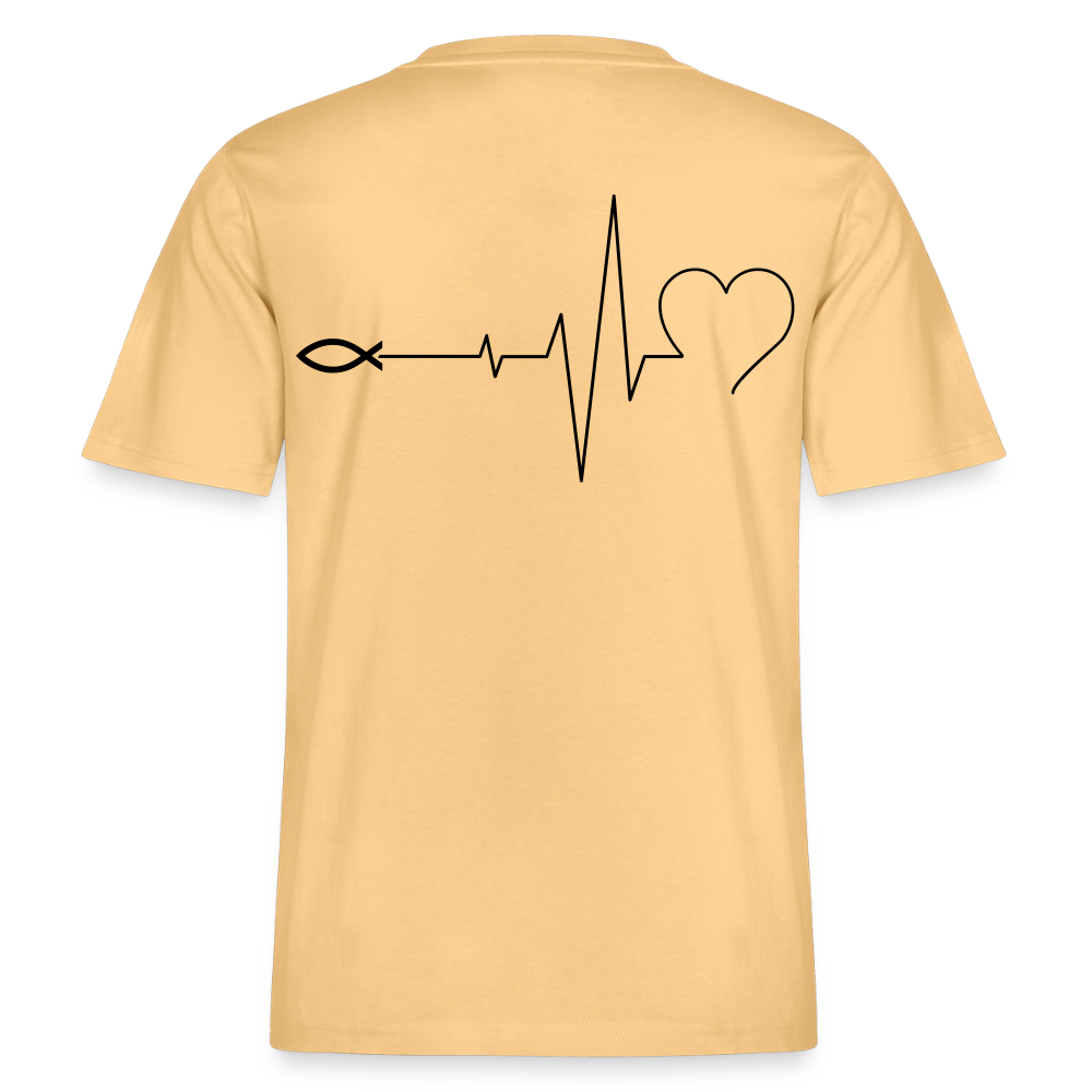 Faith Pulse| Faith-Life-Love|Bio T-Shirt| - Hellgelb