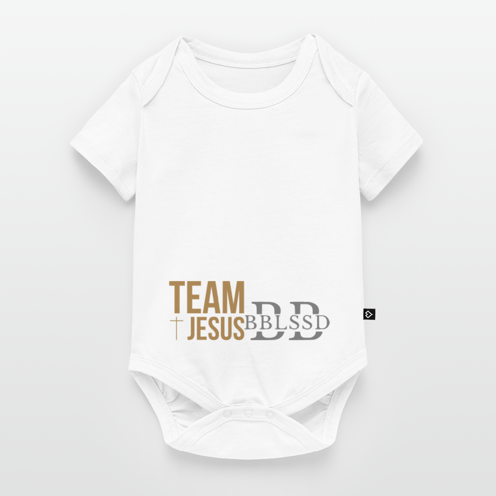 Baby Bio-Kurzarm-Body - Weiß