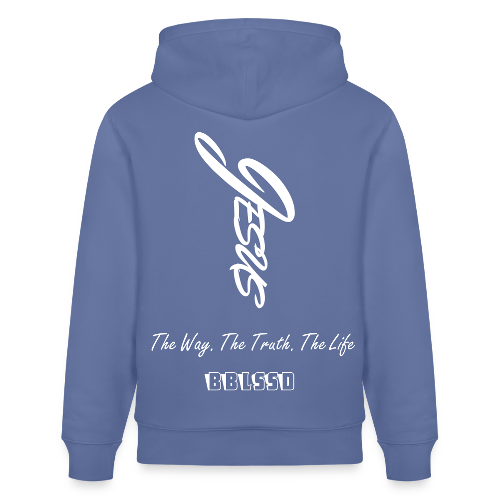 Bio-Hoodie |The Way. The Truth. The Life| - Blau