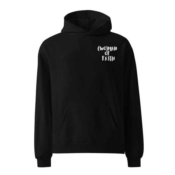 MAN OF FAITH - BBLSSD PREMIUM OVERSIZE HOODIE - UNISEX