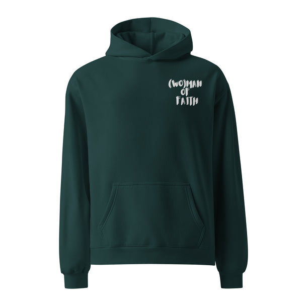 MAN OF FAITH - BBLSSD PREMIUM OVERSIZE HOODIE - UNISEX