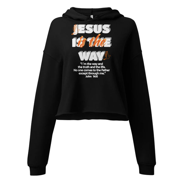 JESUS IS THE WAY - CROP HOODIE -  BBLSSD